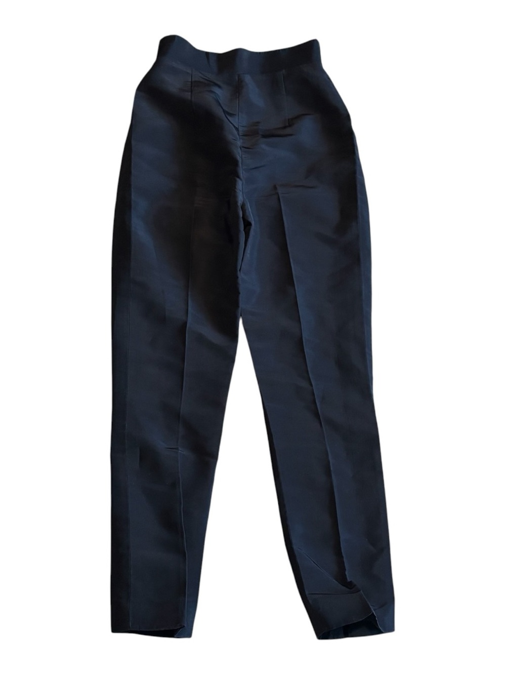 Alexia Maria Silk Cigerette Pants Women’s Size 2 In Black - Picture 2 of 6